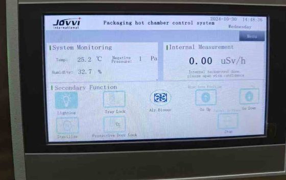 Shielded radiation containment chambers to safely handle and manipulate radioactive isotopes