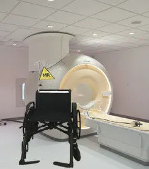 固定バックレスト MRI 安全座席システム 最大負荷容量 120 kg 臨床使用と安定した機能のために設計