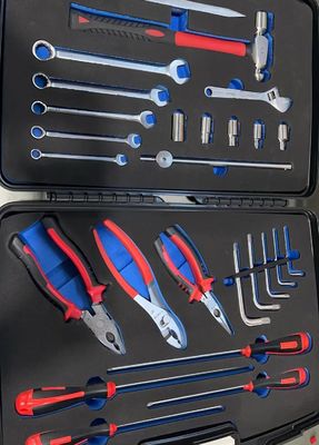 Anti-Static Nonmagnetic Tool Kit with Portable Case, Nonmagnetic Stainless Steel Tools for Electronic Servicing & Repair