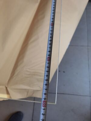 高耐衝撃性放射線遮蔽ガラス研磨表面仕上げX線室に適しています医療施設および産業用