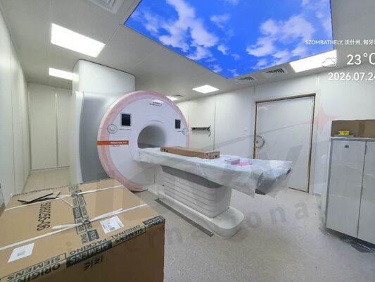 銅製のシールドパネル付きのMRI RFシールドケージ